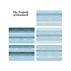 The tragedy of Denmark vintage dark academia quote stickers