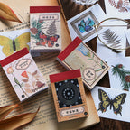 The Dreamer's Reverie vintage washi sticker book - 50 sheets romantic aesthetic journal stickers