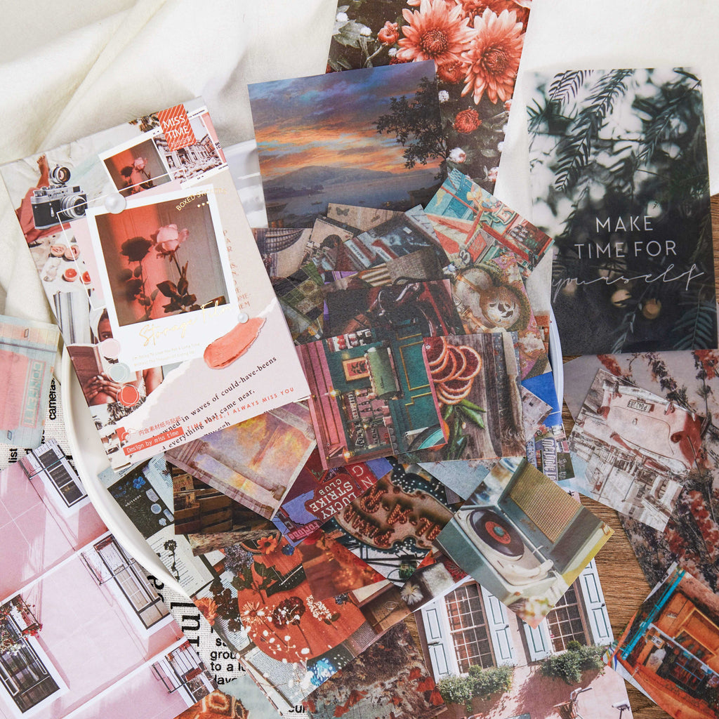 Thermal Storage Film design - Paris vintage washi stickers
