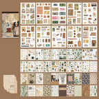 Time and You vintage journal paper usage example showing creative journaling and scrapbooking applications
