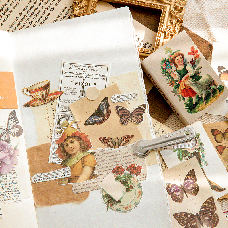Vintage mini journal collection - 8 themed designs available