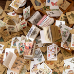 Compact mini journal with vintage designs - travel-ready size