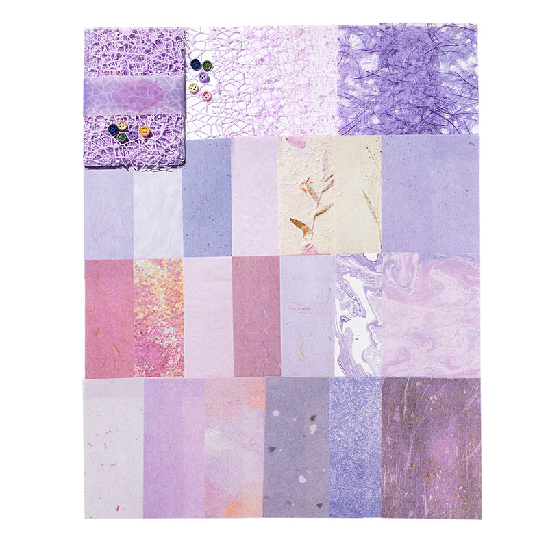 Twilight lavender purple romantic journaling craft kit