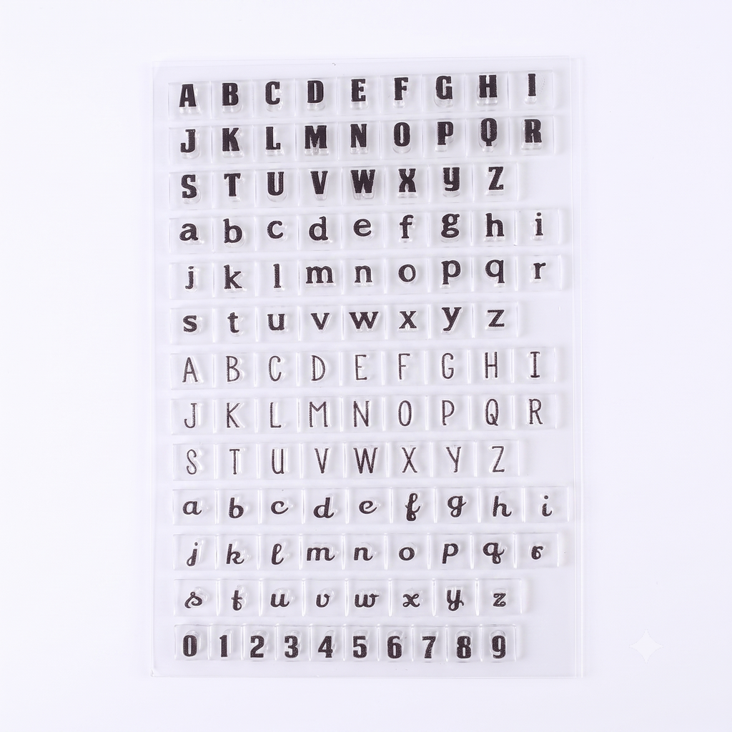 Vintage Ephemera Clear Silicone Stamp Collection