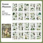 Thorn Chapel sticker book style 3 — Venom Phantom, 20 gothic PET sheets