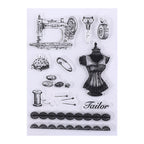 Vintage Ephemera Clear Silicone Stamp Collection