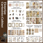 Victorian curiosities cabinet antique objects ephemera bundle