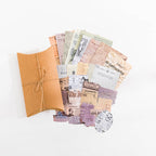 Old Times Magazine design - vintage editorial mixed media paper