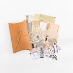 Scientific Laboratory design - vintage science themed mixed media paper