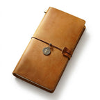 Vintage Camel classic refillable EDC sketchbook and planner, detailed with a retro coin charm.