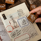  Vintage Stamp Set - Product Packaging Display