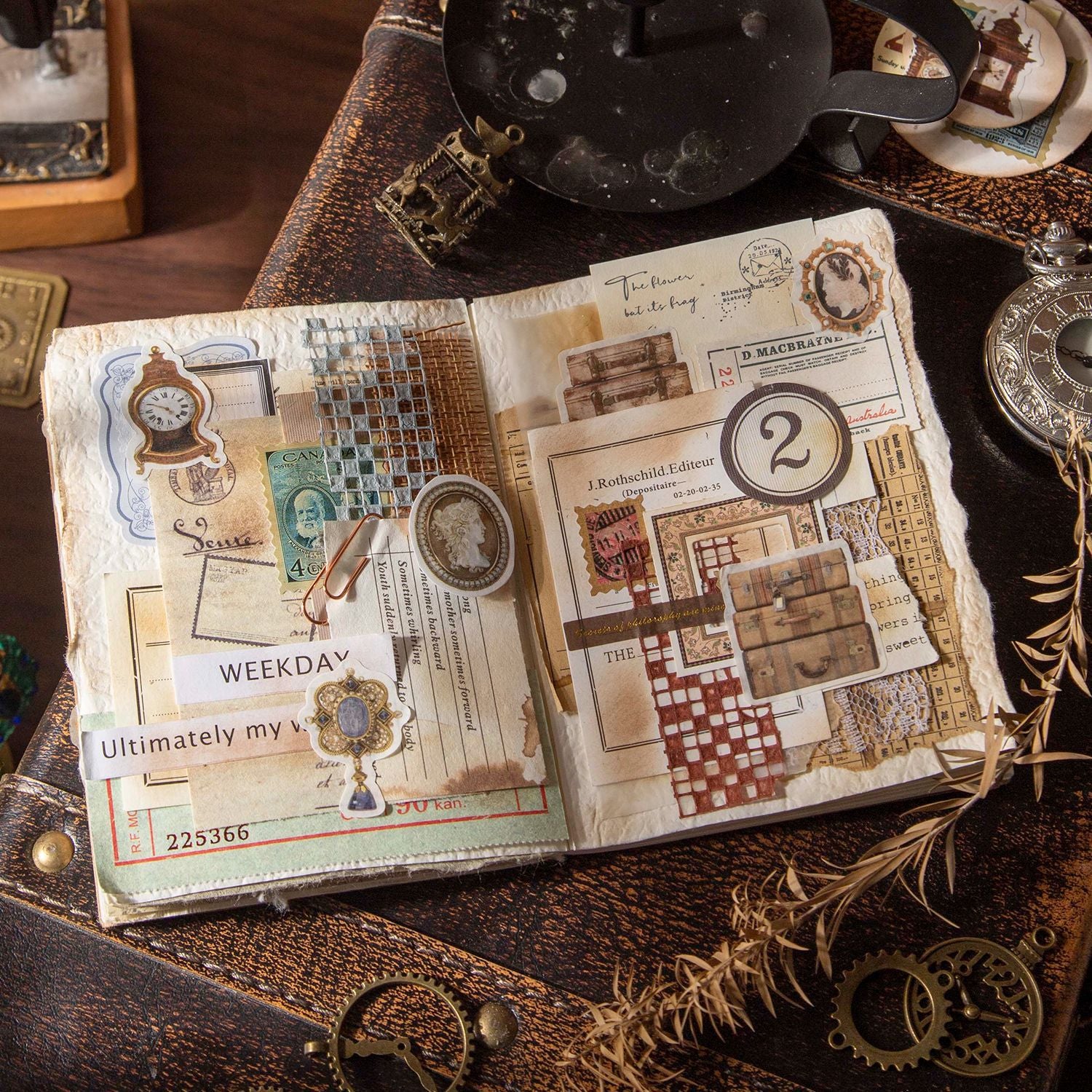 Close-up of die-cut washi tape showing easy-peel design without scissors needed