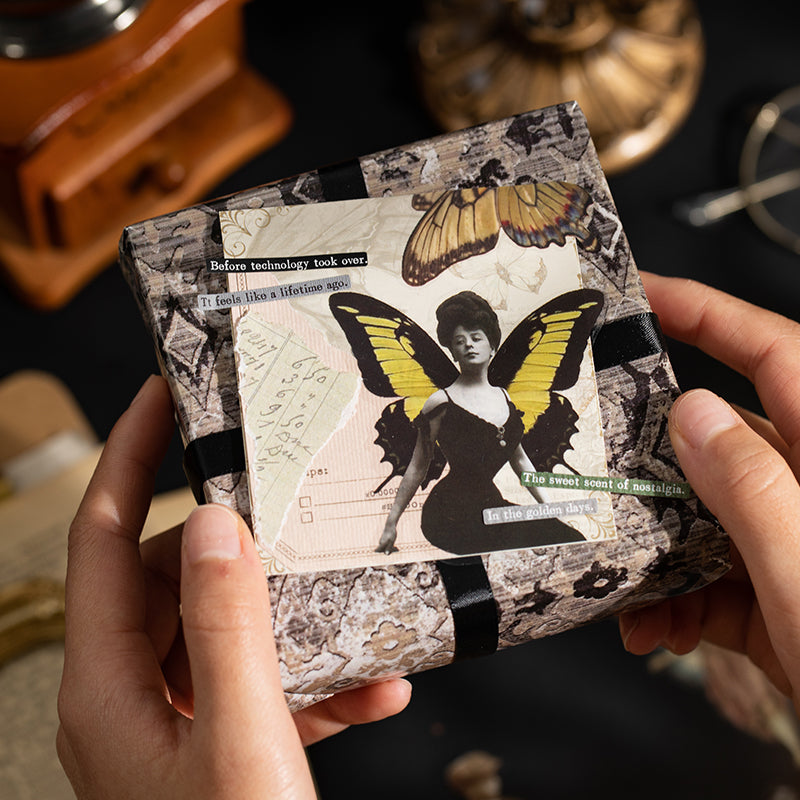 Vintage European Portrait Stickers - 30 PET Sheets