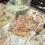Vintage Scrapbook Paper Pack — 60 Sheets, 4 Themes