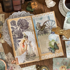 Vintage ephemera background paper - perfect for junk journaling