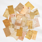 Vintage Letters theme — pile of yellowed letter papers