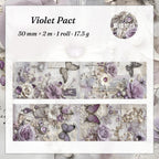 Violet Pact design — full pattern loop of violet butterfly scenes