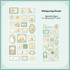Stamp Story Gold Foil Stickers - Vintage Postage