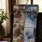 Two wide washi tapes standing by a bright window