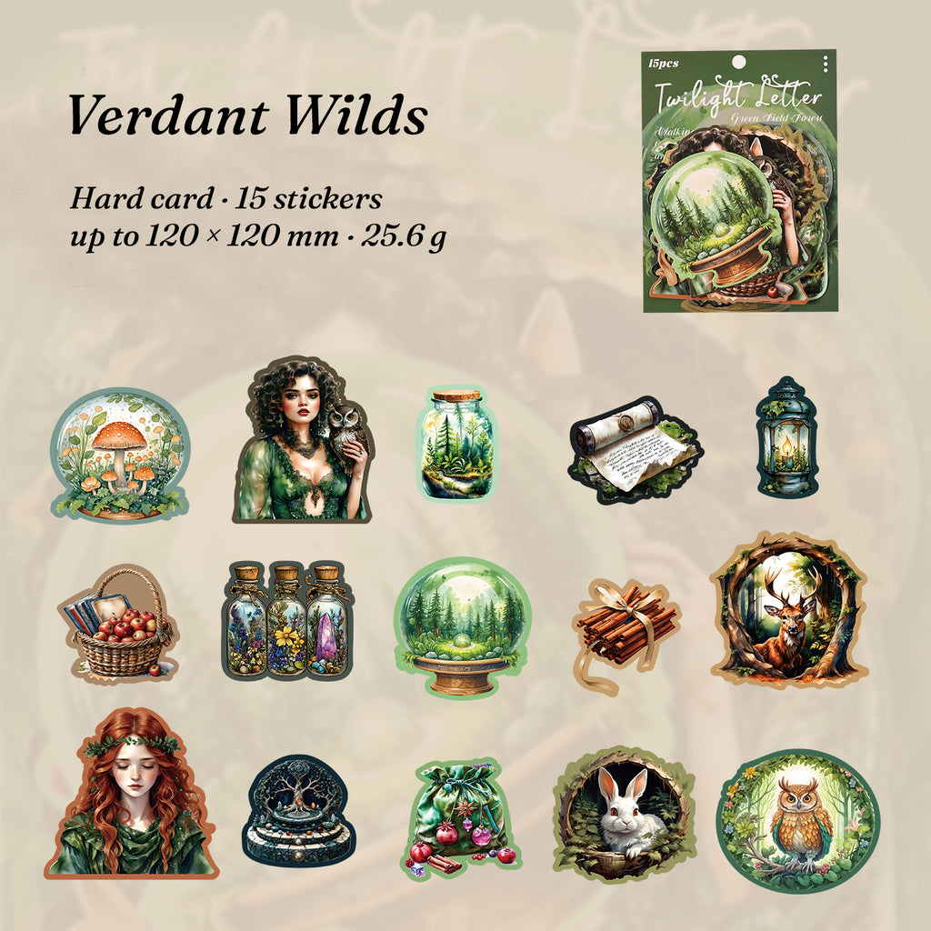 Wild Forest mood — 15 pieces of forest spirit scenes