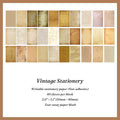 Aged paper texture block with coffee-stained and distressed backgrounds for collage bases