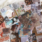 Baroque Poetry design - vintage French romantic washi stickers