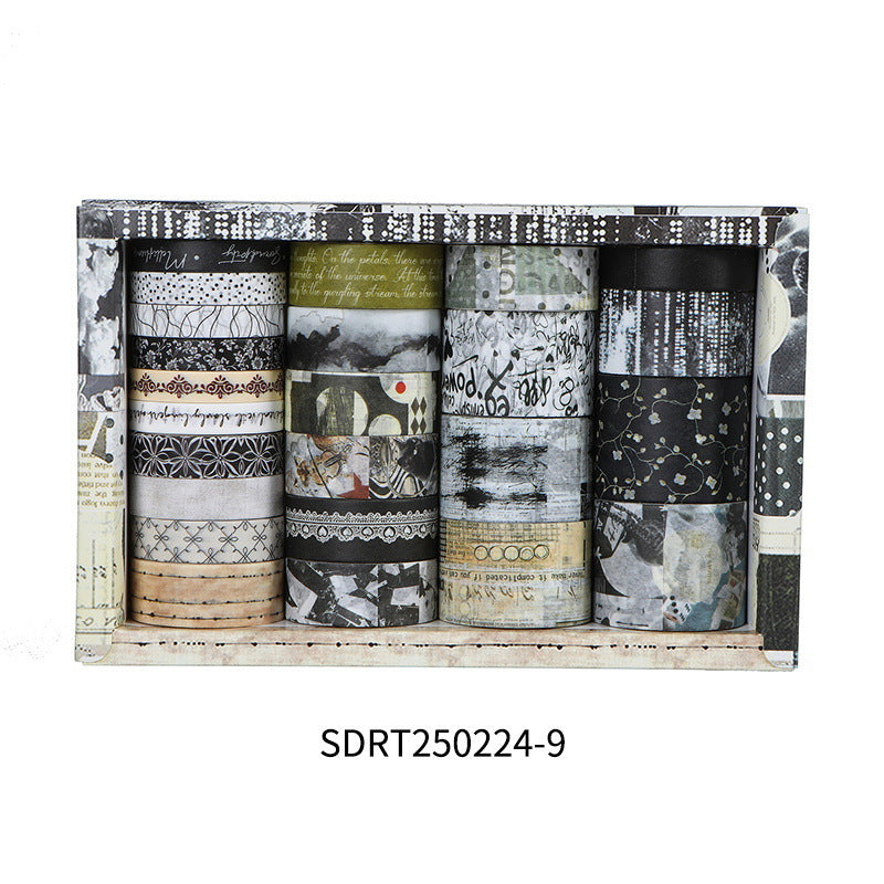 Vintage Landscape Washi Tapes - Borders & Scenes for Retro Journaling SDR250224-9 17.1*10.9