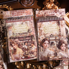 nostalgic poems sticker book covers victorian ladies and architecture vintage art