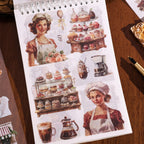 nostalgic poems sticker sheets architecture and figure die cut pieces