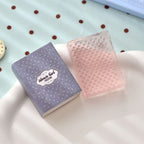 Mini Dots textured acrylic stamp with gift box – tiny polka dot pattern background stamp