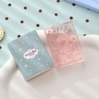 Starry Sky textured acrylic stamp with gift box – scattered star and glitter dot pattern stamp