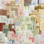 Complete vintage textured journal card collection all themes mixed floral seaside baking birthday quotes
