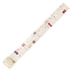 Cream vintage script washi tape handwritten letter postal journal border roll