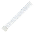 Blue vintage script washi tape time ode poetry text journal border roll