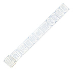 Blue vintage script washi tape time ode poetry text journal border roll