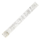 Gray vintage script washi tape weathered typewriter font journal border roll