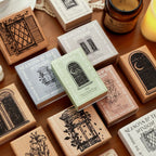 seasons by the window complete stamp collection all six arched window designs