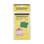 schedule record writable sticker book cover 20 sheets daily planning memo stickers